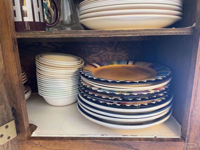 Dinnerware, cabinets not included, #2857